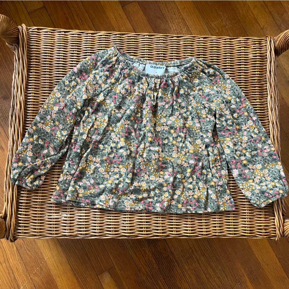 Old Navy Floral Kids Blouse - Multicolor